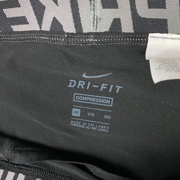 Nike Pro Dri Fit NBA Compression Shorts Men's 3XL Black Player Issue 880802 010 - Picture 7 of 13